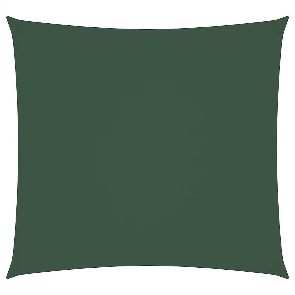 Pânză parasolar, verde închis, 4x4 m, țesătură oxford, pătrat