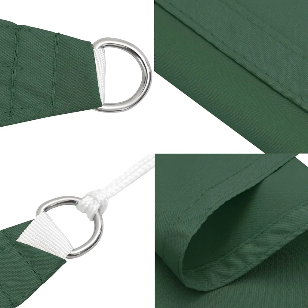Parasolar verde închis 2x3,5 m țesătură oxford dreptunghiular