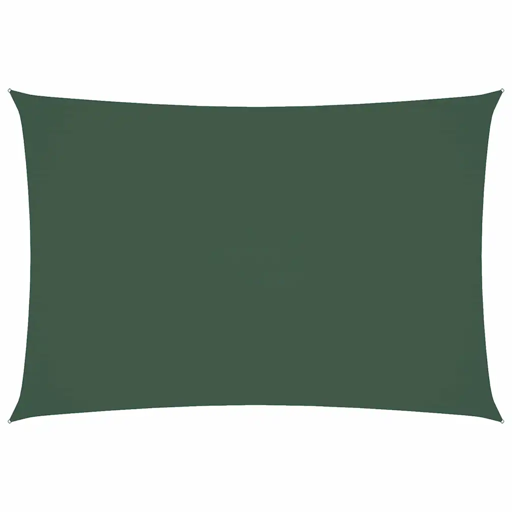 Parasolar verde închis 2,5x4,5 m țesătură oxford dreptunghiular