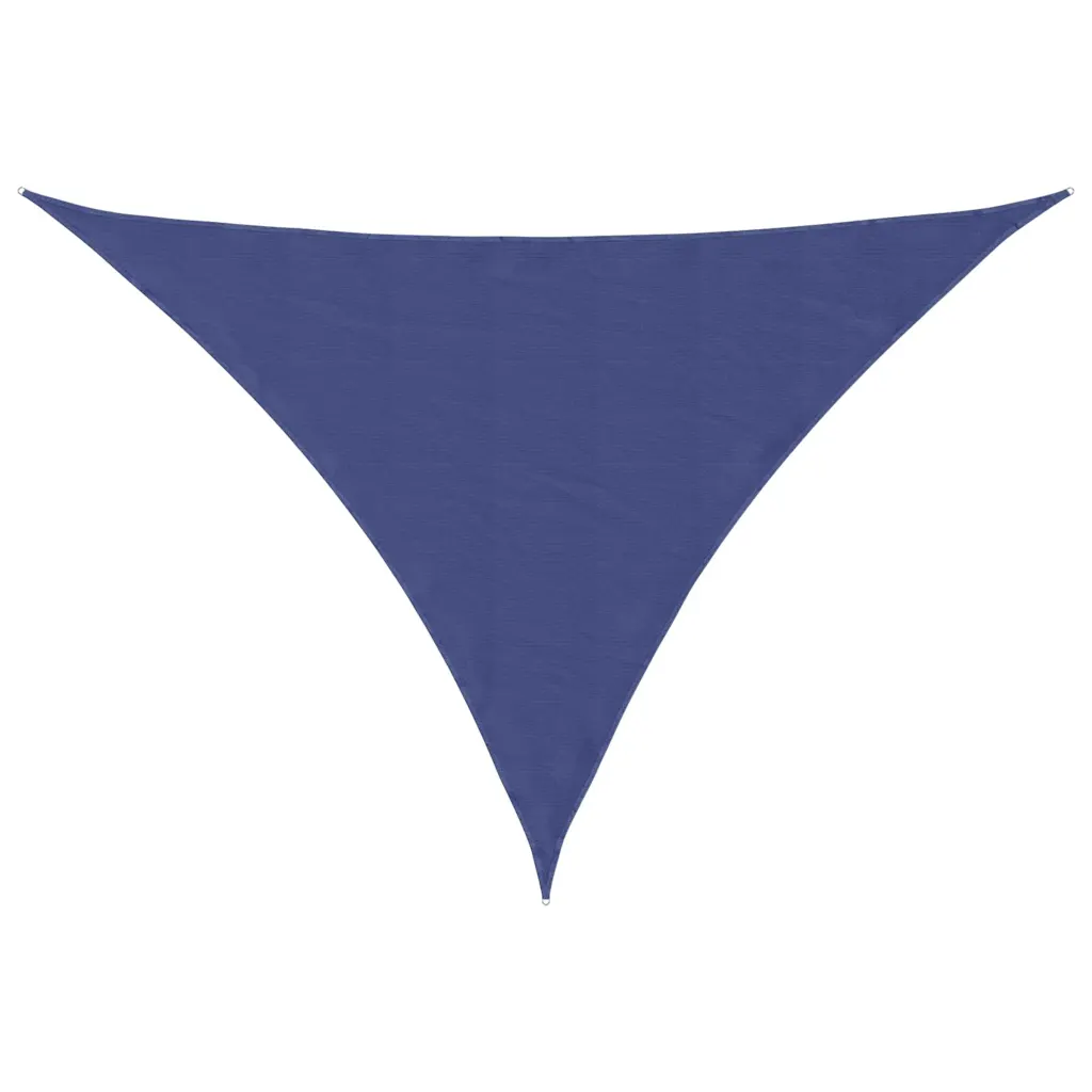 Parasolar, albastru, 4x5x6,4 m, țesătură oxford, triunghiular