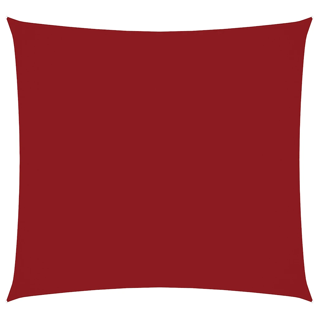 Parasolar, roșu, 2,5x2,5 m, țesătură oxford, pătrat
