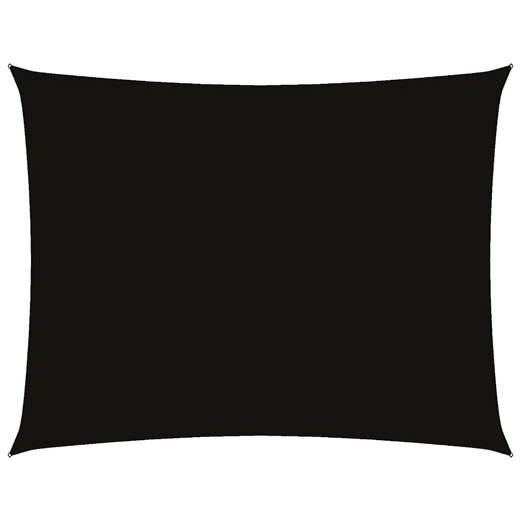 Pânză parasolar, negru, 2x3 m, țesătură oxford, dreptunghiular
