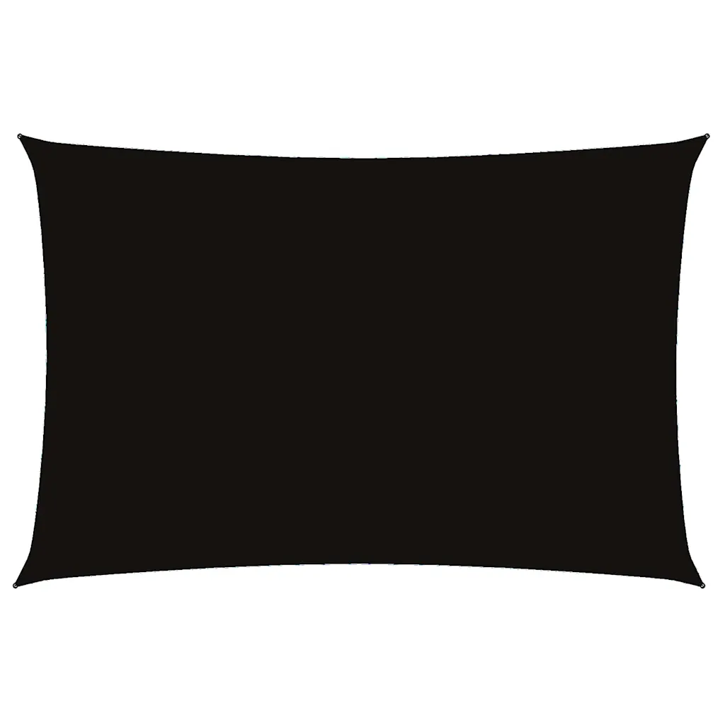 Parasolar, negru, 2x4 m, țesătură oxford, dreptunghiular