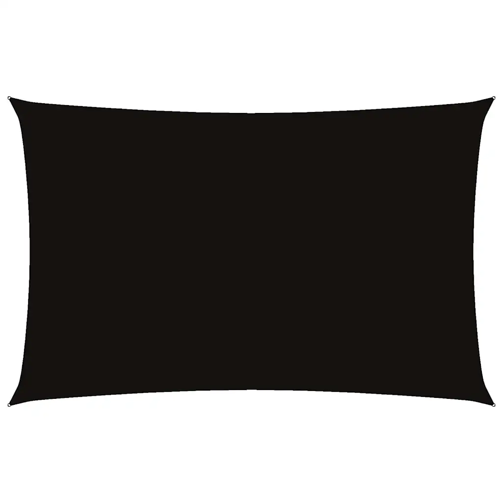 Parasolar, negru, 4x7 m, țesătură oxford, dreptunghiular