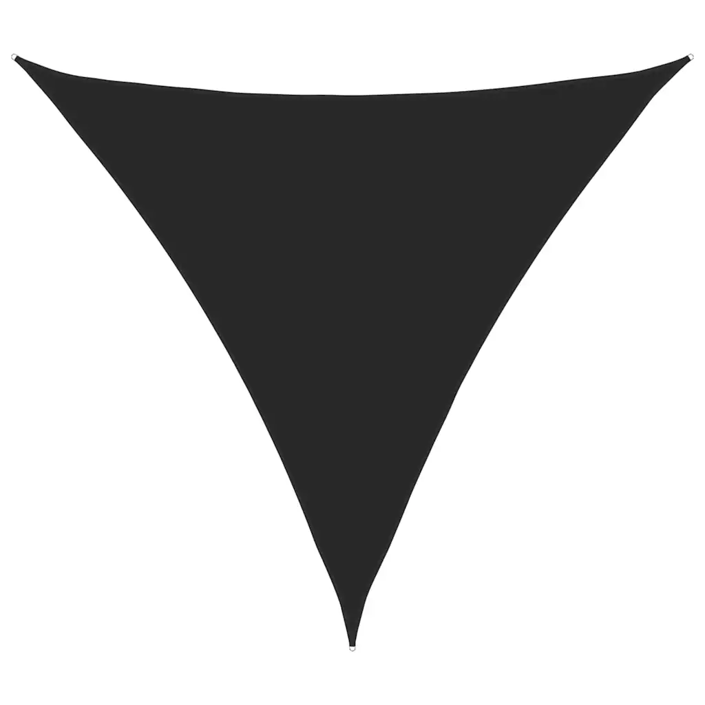 Parasolar, negru, 3,6x3,6x3,6 m, țesătură oxford, triunghiular